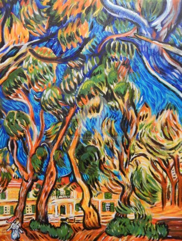 Van Gogh's The Grounds of the Asylum